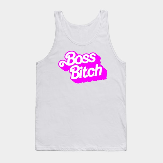 Boss Bitch Tank Top by tommartinart